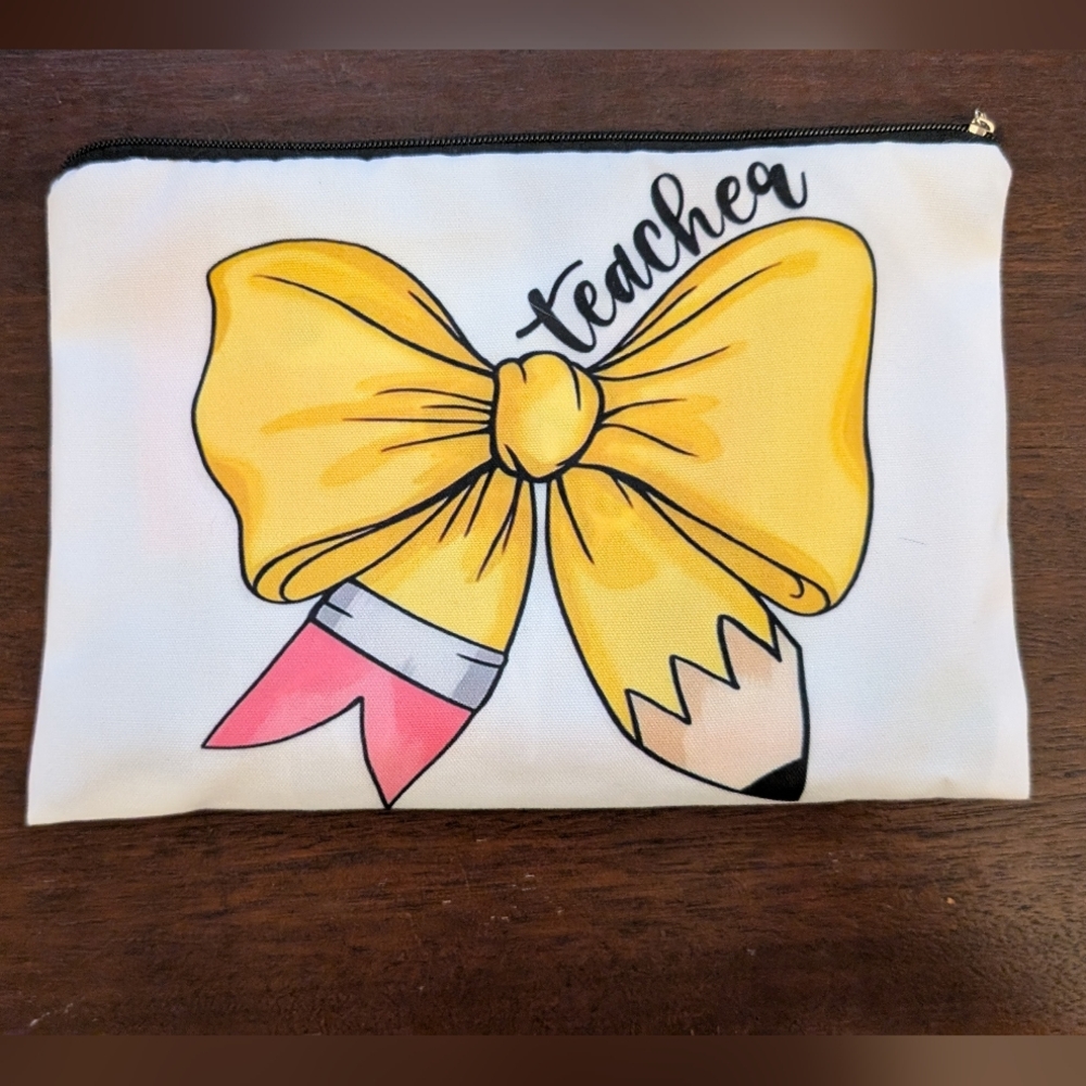 Filled with Goodies Colorful Teacher Zipper Pouch - Picture 4 of 7